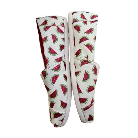 TOMS Sparkling Watermelon Slip On Alpargatas Size US 10 / Euro 42, Pre-owned - Picture 8 of 16